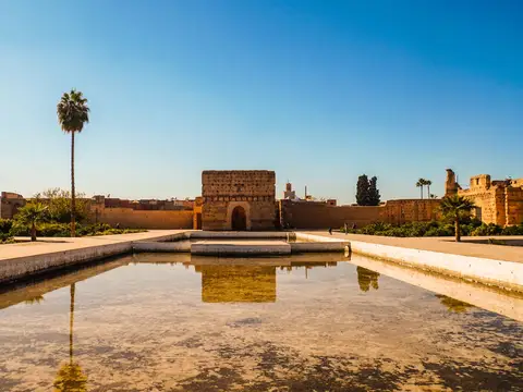بركة في قصر البديع بمراكش